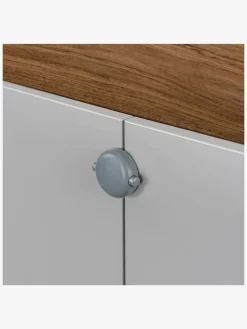 Reer Sikkerhed-Skabslås til Dobbeltdøre, Grå