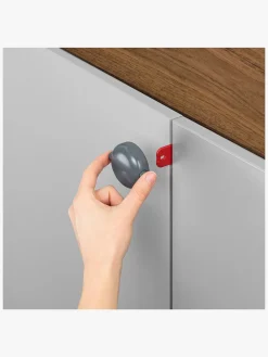 Reer Sikkerhed-Skabslås til Dobbeltdøre, Grå