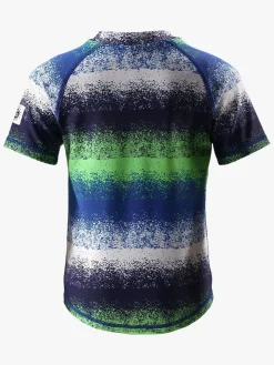 Uv & Strand|Reima Azores Badetrøje, Blue Blå/Grøn/Hvid