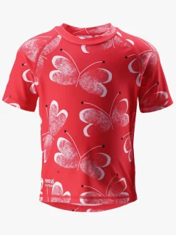 Børn Reima Uv & Strand-Azores Badetrøje, Bright Red