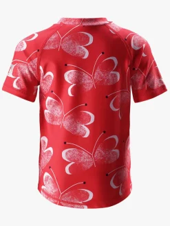 Børn Reima Uv & Strand-Azores Badetrøje, Bright Red