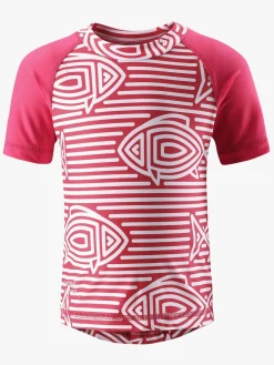 Uv & Strand|Reima Azores Badetrøje, Strawberry Red