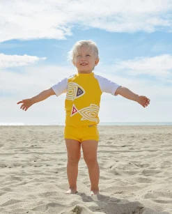 Uv & Strand|Reima Azores Badetrøje, Strawberry Red