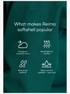 Børn Reima Overtøj-Kuori Softshellbukser, Navy