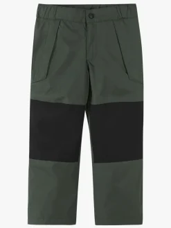 Overtøj|Reima Lento Skalbukser, Thyme Green Grøn/Sort