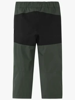 Overtøj|Reima Lento Skalbukser, Thyme Green Grøn/Sort