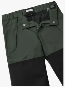 Overtøj|Reima Lento Skalbukser, Thyme Green Grøn/Sort