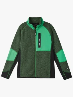 Fleecetøj|Reima Liukuen Fleecetrøje, Thyme Green