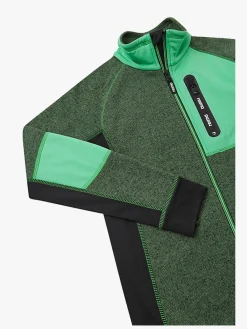 Fleecetøj|Reima Liukuen Fleecetrøje, Thyme Green