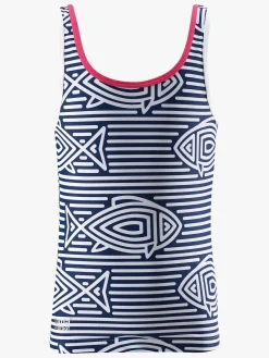 Børn Reima Uv & Strand-Malibou Badetop, Ultramarine Blue