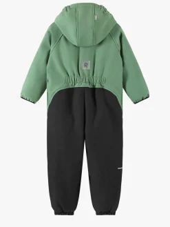 Børn Reima Overtøj-Mjosa Softshellflyverdragt, Green Clay