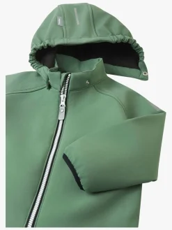 Børn Reima Overtøj-Mjosa Softshellflyverdragt, Green Clay