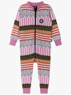 Børn Reima Undertøj-Moomin Delvis Ulddragt, Mauve Pink