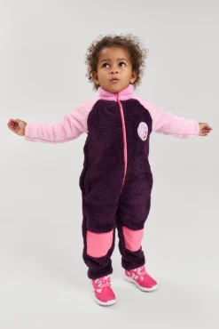 Fleecetøj|Reima Mumitroldene Gladeligen Fleecedragt, Deep Purple