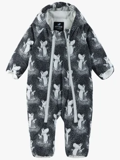 Overtøj|Reima Mumitroldene Knytte Babyflyverdragt, Sort