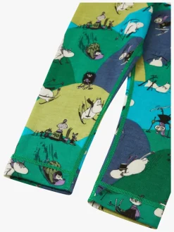 Undertøj|Uldtøj|Reima Mumitroldene Trivsam Skiundertøj, Enchanted Green