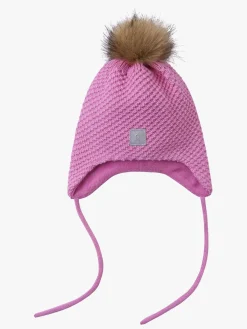 Børn Reima Uldtøj|Vintertøj-Murmeli Hue, Cold Pink