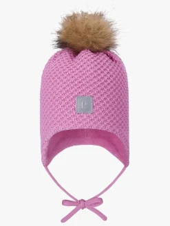 Børn Reima Uldtøj|Vintertøj-Murmeli Hue, Cold Pink