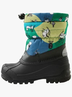 Børn Reima Støvler & Vinterstøvler-Nefar Mumitroldene Vinterstøvler, Enchanted Green