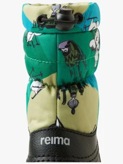 Børn Reima Støvler & Vinterstøvler-Nefar Mumitroldene Vinterstøvler, Enchanted Green