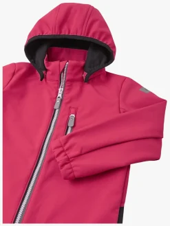 Børn Reima Overtøj-Nurmes Softshellflyverdragt, Bright Berry