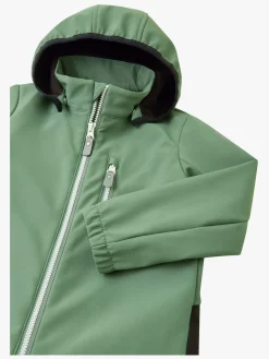 Overtøj|Reima Nurmes Softshellflyverdragt, Green Clay