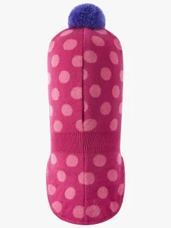 Tilbehør|Uldtøj|Reima Polkka Elefanthue Uldblanding, Rosy Berry Lyserød