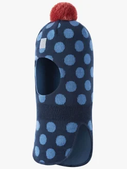 Tilbehør|Uldtøj|Reima Polkka Elefanthue Uldblanding, Blue Ocean Blå