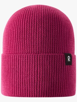 Børn Reima Uldtøj|Vintertøj-Reissari Hue Merinould, Rosy Berry