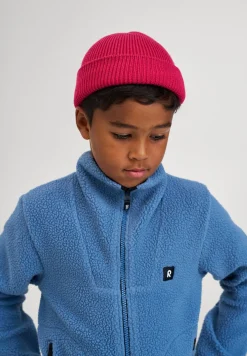 Børn Reima Uldtøj|Vintertøj-Reissari Hue Merinould, Rosy Berry