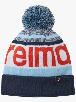 Tilbehør|Vintertøj|Reima Taasko Hue, Navy Blå/Lyserød/Grå