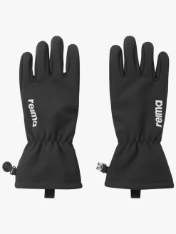 Børn Reima Tilbehør-Tehden Softshellhandsker, Sort