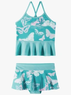 Uv & Strand|Reima Uivelo Bikini, Turkis Blå/Hvid