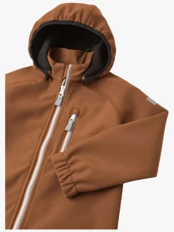 Børn Reima Overtøj-Vantti Softshelljakke, Cinnamon Brown