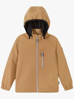 Børn Reima Overtøj-Vantti Softshelljakke, Peanut Brown