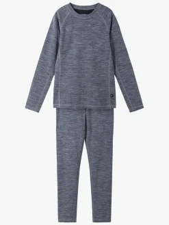 Undertøj|Uldtøj|Reima Villoista Skiundertøj, Grey Melange