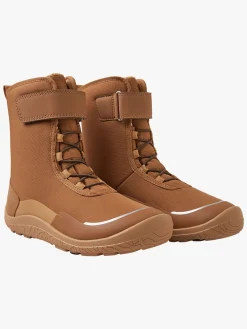 Støvler & Vinterstøvler|Barfodssko|Reima tec Barefoot Jr Talvella Vinterstøvler, Cinnamon Brown Brun