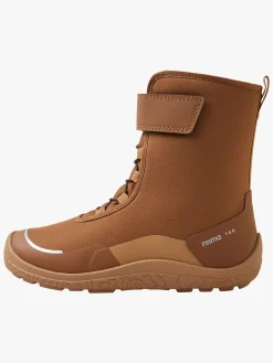 Støvler & Vinterstøvler|Barfodssko|Reima tec Barefoot Jr Talvella Vinterstøvler, Cinnamon Brown Brun