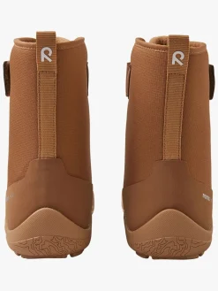 Støvler & Vinterstøvler|Barfodssko|Reima tec Barefoot Jr Talvella Vinterstøvler, Cinnamon Brown Brun