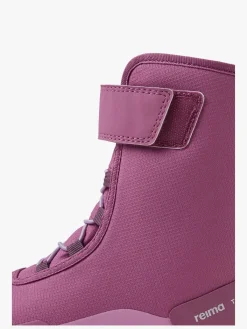 Børn Reima Støvler & Vinterstøvler-tec Barefoot Jr Talvella Vinterstøvler, Red Violet