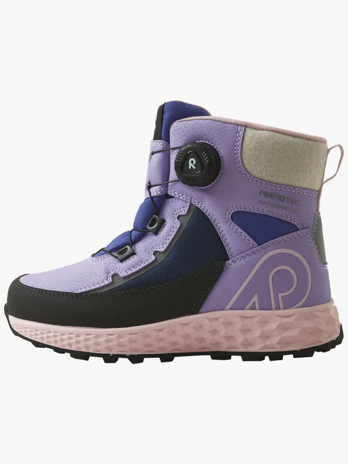 Børn Reima Støvler & Vinterstøvler-tec Hallava Quicklock Vinterstøvler, Blooming Lilac