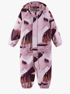 Flyverdragter|Overtøj|Reima tec Puhuri Flyverdragt, Grey Pink Lyserød