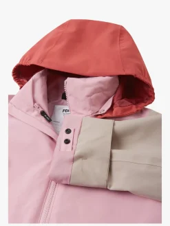 Overtøj|Reima tec Sysma Skaljakke, Grey Pink Lyserød