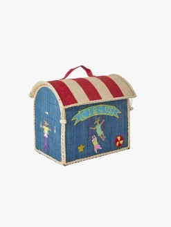 Opbevaring|Rice Cirkus Opbevaringstaske, Blå/rød