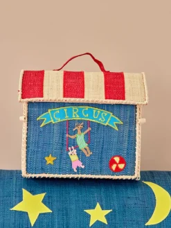 Opbevaring|Rice Cirkus Opbevaringstaske, Blå/rød
