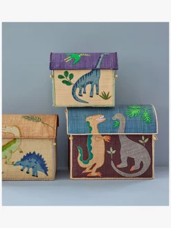 Børn Rice Opbevaring-Opbevaringskurve Dinosaur 3-i-1, Multi