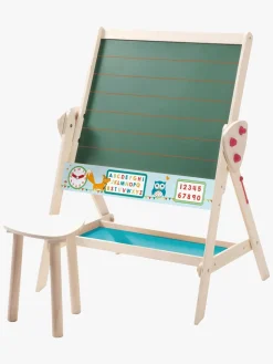 Lærerig Leg|Roba Easel 3-i-1 Tavle med Hylde & Skammel