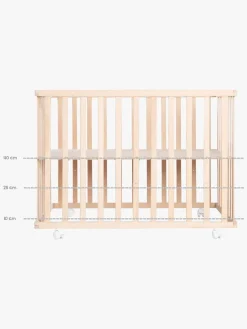 Sikkerhed|Roba Kravlegård med Hjul & Sengehest, Jumbotwins Wood