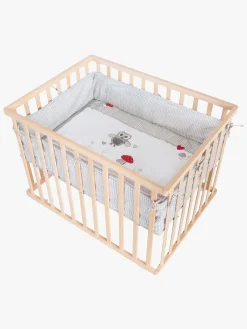 Sikkerhed|Roba Kravlegård med Hjul, Adam & Owl Wood