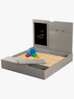 Udeleg|Roba Sandkasse med Låg, Grå